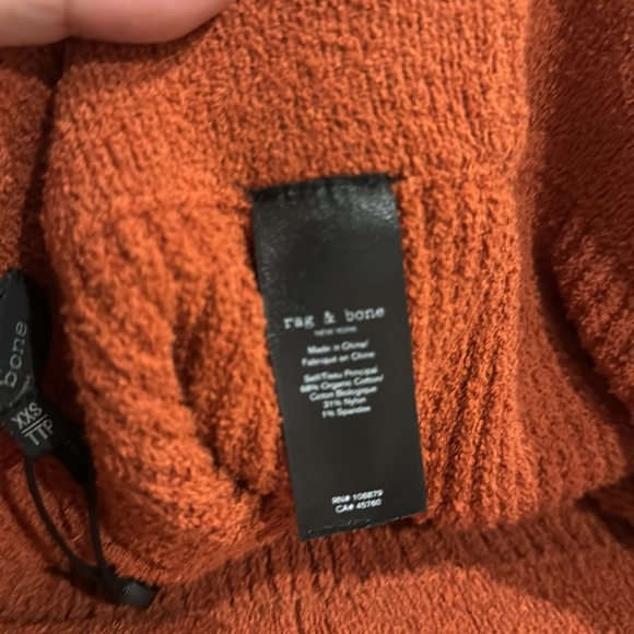 Rag & Bone Sunny Shorts in Paprika. - Picture 7 of 7